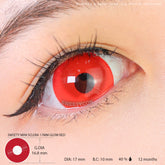 17mm Sweety UV Glow Red Mini Sclera Lens